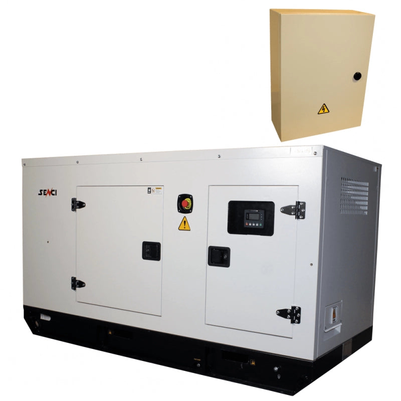 Generator insonorizat SENCI SCDE34i-YS putere maxima 34 kVA 400V ATS inclus Generator insonorizat SENCI SCDE34i-YS putere maxima 34 kVA 400V ATS inclus